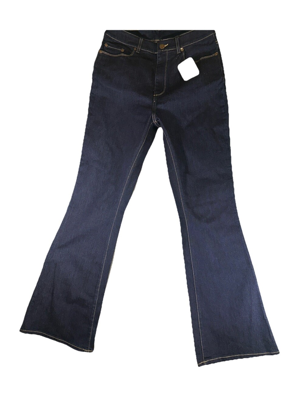 Eddie Bauer Jeans Womens 12 Bootcut Flare Dark Wash Stretch Classic Fit